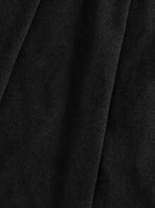 Tween Girls High Waist Ruched Skirt, Breezy & Breathable For Spring/Summer - Black - View 7