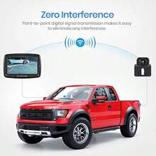 AUTO-VOX CS2 Digital Wireless Reversing Camera Kit Stable Signal Rear Camera Super Night Vision Backup Camera And 4.3" Rear View Monitor For Trucks Camping Cars RVs - as pic - View 2