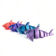 2025 New Year Bestselling 3D Printed Ocean Animal Moray Eel & Seaweed Movable Joint Toy Decor Ornament Crafts