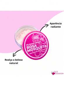 Pó Facial Vegano Rosa Mosqueta Super Poderes