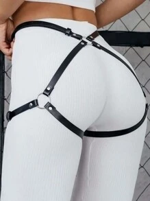 Thigh Straps Women's PU Leather Lingerie Sling Gothic Waistband Hip Belt, Holiday, Party Accessory For Women Valentine's Day Gift