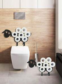 1 pezzo Portarotolo di carta igienica in stile nordico, in metallo e ferro, portasalviette di carta, portafazzoletti, decorazione per tavolo da cucina e sala da pranzo, accessori per la casa, scatola decorativa, regalo per donne, essenziale per viaggi estivi, feste e festività