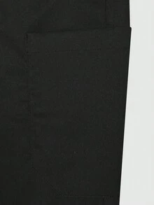 cimmuovere Casual Commuting 6 Pocket Elastic Waist Loose Pants Scrub Nurse Scrub Workwear Dentist Healthcare Pet Hospital Laboratory