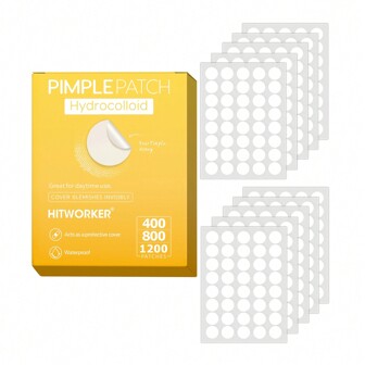 400/800/1200 Patches Hydrocolloid Acne Patches, Blemishes Pimples Covering Patch Invisible Acne Patches
