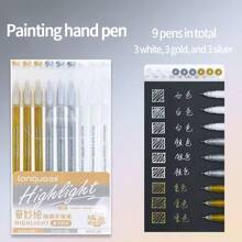 Set de stylos de papeterie mignons de 19 couleurs, idéal pour les notes artistiques, la peinture, le dessin, le coloriage, le surlignage, le marquage. Convient pour les journaux et les artisanats DIY pour la rentrée scolaire