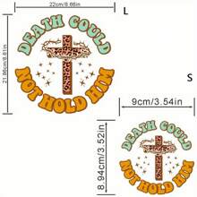 1pc/2pcs/3pcs Heat Transfer Sticker Set DIY T-Shirt Decoration Stickers, Suitable For Ironing Transfer Printing On Backpacks And Clothing