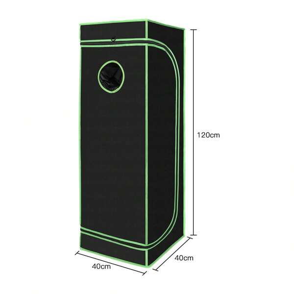 Joparri Grow Tent, Grow Box, Tenda da Coltivazione per Piante, Impermeabile, Oxford 600D, 40x40x120 cm, Nero/Verde
