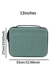 硬壳多功能电脑手提包适用于 11 英寸/13 英寸 iPad 平板电脑、电缆、鼠标、键盘、手写笔和其他数码配件的存储和保护 - 彩色 - 查看 12