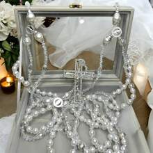 Lazo De Boda Mancuerna Matrimonio Con Estuche Incluido 100% Cristal Importado Garantizado - Modelo 7 caja gris - Ver 2