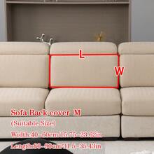 1 pezzo Copripoltrona in velluto jacquard antiscivolo per tutte le stagioni, morbido e delicato sulla pelle, resistente ai peli degli animali domestici, con elastico, adatto per divani ad angolo e da 1/2/3/4 posti (venduto singolarmente) - Cachi - Visualizzare 16