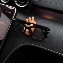 New Car Multi-Functional Car Glasses Clip Glasses Shelf Creative Gesture Storage Car Sunglasses Clip, Car Hook Hanging Shopping Bag Data Cable, Practical And Interesting