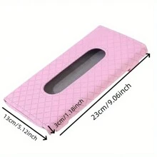 汽车纸巾盒车用遮阳板挂式收纳盒支架汽车内饰遮阳板挂式纸巾车内装饰配件 - 均碼 - 查看 2