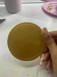 100 件迷你金色圆形硬纸慕斯蛋糕底座，纸杯蛋糕纸板蛋糕板，婚礼生日派对甜点展示托盘