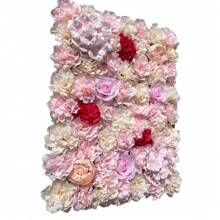 20x Artificial Rose Flower Hydrangea Wall Panel Wedding Party Decor Background - 1 - View 10