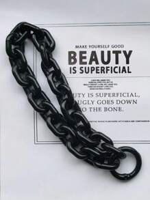 1pc Minimalist & Fashionable Acrylic Leopard Print Multi-Color Chain Key Chain, Phone Chain, Bag Charm Decoration, Suitable For Daily Wear, Commemorative, Multi-Occasions Car Accessories School Cute Goth Y2k Halloween Accessories Teachers Day Christmas Gift Ideas Bag Accessories Lanyards With Id Holder Car Accessories Bag Charms