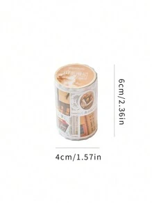 1 件复古不可切割 DIY 装饰剪贴簿和纸胶带套装 返校季 - 均碼 - 查看 4