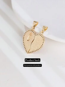 Te Amo Jesus Cross & Virgen Maria Breakable Heart Necklace Valentines,Mom,Mother,Mother's Day,Gift