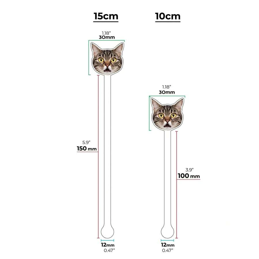 Acrylic Wedding Pet Stir Sticks, Pet Wedding Cocktail Stirrers, Dog Wedding Drink Stirrers, Wedding Swizzle, Gift For Father,Delicate Romance,Kitchen Essentials ,Home-Cooking, Personalised Gift - Stirring Stick - View 1