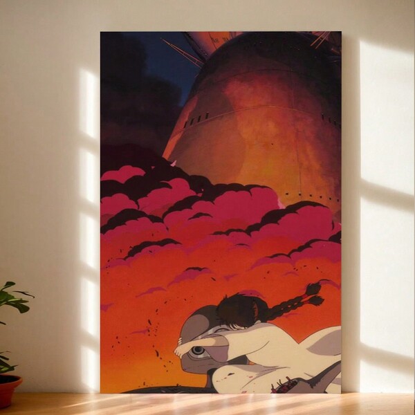 Framed Anime Character Paintings, Study Room Wall Decor, Canvas Decor, Artistic Wall, Creative AtmosphereRoom, Living Room, Kitchen, A Festive Touch For Valentine's And New Yea Decor