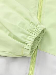 Balabala Chaqueta de bloques de color para niños, elegante ropa de abrigo de primavera para niños