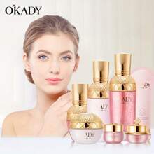 OKADY Pearl Skin Tender Seven-Piece Set - Increase Skin Elasticity, Pearl | Lighten Skin Tone - Young Skin, Facial Skin Care, Day And Night Skin Care, Suitable For Dry - Combination Skin, The Best Choice For Gifts, Quality Texture Skin Care Gift Box - 花之秘密 純珍珠女士禮物 - 查看 4