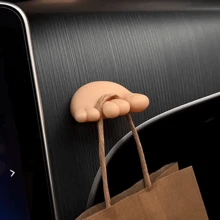 New Car Multi-Functional Car Glasses Clip Glasses Shelf Creative Gesture Storage Car Sunglasses Clip, Car Hook Hanging Shopping Bag Data Cable, Practical And Interesting