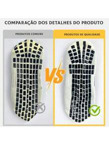 Men's Compression Sock Kit High-Top Anti-Slip Football Cotton High Quality Ventilation - Orange - View 2