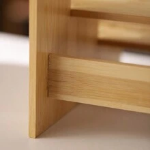 3-Tier Bamboo Storage Rack, Baking Dessert Stand, Seasoning Bottles Holder, Kitchen Desktop Organizer, Disassemblable, Ideal For Storing Holiday Sweets, Snacks, Bakery Display, Gift Option - Bamboo - View 5