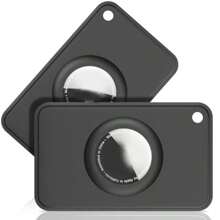 2 个装 Airtag 钱包夹 - 硅胶超薄 Airtag 卡夹,兼容 Apple Airtag - 超薄 Air Tag 卡夹,适用于钱包、手提包、背包钱包和手拿包 - 彩色 - 查看 15