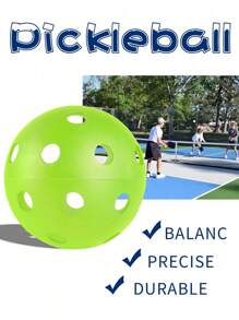 1pc Pickleball With 26 Holes For Indoor And Outdoor Match Training - Multicolor - View 3