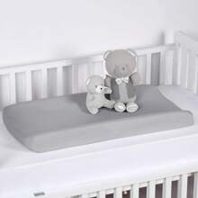 Set de 3 piezas de funda de cambiador de microfibra ultra suave, transpirable y acogedora para la mesa de cambio de pañales de bebés niños y niñas, se ajusta a la mayoría de cambiadores