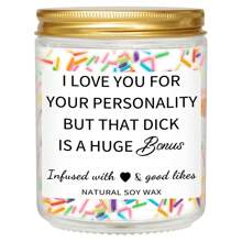 周年纪念、生日、圣诞节礼物，适合他、她、丈夫、男朋友、妻子、女朋友 - 男朋友丈夫礼物、妻子礼物、女朋友礼物 - 丈夫男朋友生日礼物 - 香薰蜡烛 - 彩色 - 查看 38