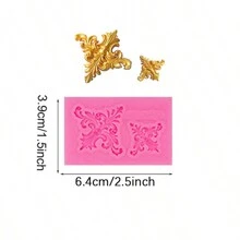 Embossed Lace Mold Fondant Silicone Mold Baroque Style Mold 3D Engraving Decoration Cup Cake Decoration Tools Resin Mold - Multicolor - View 20
