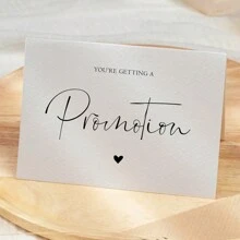 You Are Getting Promotion Pregnancy Announcement Cards, Surprise Pregnancy Cards, Pregnancy Reveal Cards, Promotion To Aunt, Grandparent, Sister, Brother - Multicolor - View 1