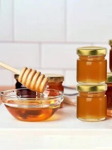 Customizable Name Glass Sealed Jar Set Trumpet Honey Bottle Bird's Nest Jam Bottling Gift Glass Bottles. - Multicolor - View 6