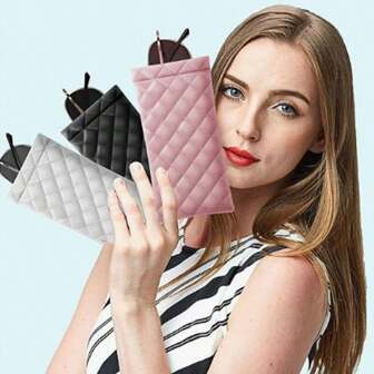 1/2/4/8 Stück Brillenetui, Sonnenbrillen Tasche, automatisch verschließbare Aufbewahrungstasche aus PU-Leder, klassisch modische, wasserdichte tragbare Sonnenbrillen-Aufbewahrungstasche, druckresistente hochwertige Brillenetui, ideal für Geschlechteroffenbarungspartys, Geburtstage, Hochzeiten, Partys, das perfekte Geschenk für Kollegen, Freunde und Familie, Schulanfang