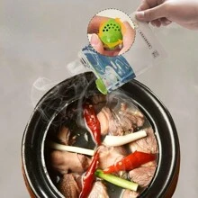 A Mixing Bag Hole Free Rotating Wall Storage Rack, The Kitchen Is Neat And Not Messy, Increase The Kitchen Storage Space, A Variety Of Mixing Bags Sealed From Moisture, The Left And Right Design Can Be Adjusted For Easy Access, While Storing A Variety Of Seasoning Bags, Sealing Clip Mixing Bag Storage, Cooking Seasoning More Convenient