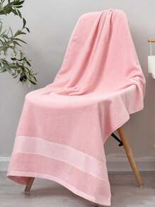 1pc Honeycomb Texture Bath Towel, Minimalist & Fashionable, Super Soft, Super Absorbent, Skin-Friendly, Romantic Style, Suitable For Home, Daily Use, Bathroom, Gym, Hotel, Essential Gift For Valentine's Day, Mother's Day