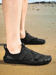 Men's 5 Toe Quick Dry Water Shoes - Anti-Slip & Wear-Resistant - Suitable For Beach, Wading, Hiking, Trekking, Surfing, Fishing, Gym Yoga, Deep Squat And Other Multi-Purpose Water Sports - Black - View 8