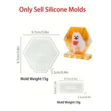 2pcs Photo Display Resin Molds Photo Frame Mold Heart Rectangle Shape Silicone Picture Mold DIY Personalized Photo Silicone Tool For Crafts Table Home Decor Making Souvenir Handmade Crafts
