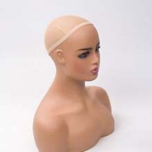 Realistic Female Mannequin Head With Shoulders Display Manikin Head Bust For Wigs,Makeup,Beauty Accessories Displaying 2PC