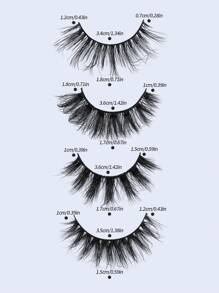 MAGEFY 20 Paar CC Locken 3D Natürliche Falsche Wimpern Flauschig Weich Kreuz Mix Vier Stile, Mit Papierbox Katzenaugen Flauschig Verwischt Weiche Wimpern Falsche Wimpern Streifen, Natürlich Weiche Wimpern Kreuzweise Verwischt Flauschig, Natürlich Schlank, Gekräuselt Und Vergrößerte Augen, Wimpern Manga Wimpern Verwischt Wimpern Make-up, Für Frauen Zum Reisen, Feiern, Weihnachten, Geschenke Für Frauen