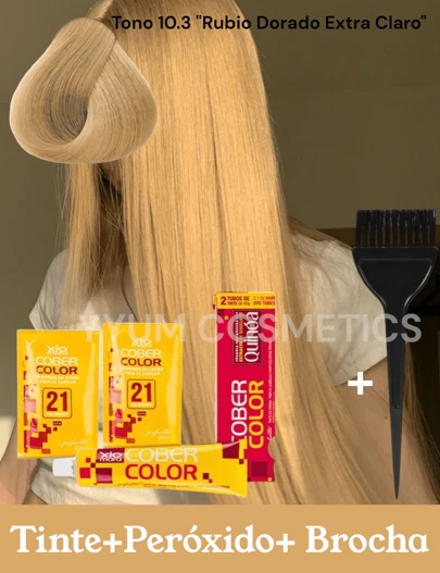 Tinte Xiomara incluye 2 Tubos De tinte De 60g Capilar Permanente En Crema CoberColor Xiomara extracto semilla de quinoa Tinte Profesional Tinte en crema