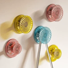 Creative Punch-Free Wall Hook Decorative,Heavy-Duty Adhesive Hooks For Hanging Coat Hat,Punch Free,Traceless For Hallway,Kitchen,Home (S Or L Size To Choose),Over The Door Organizer,Clothes Hook,Wall Coat Hanger,Wall Adhesive Hook,Wall Organizer,Hanger Set,Photo Frame Wall