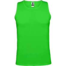 Roly Childrens/Kids Andre Sports Vest Top (Lime) - 140gsm 100% Polyester - Lime Green - View 1