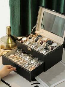 1pc Jewelry Organizer Box For Watch Bracelet Display - Multicolor - View 10