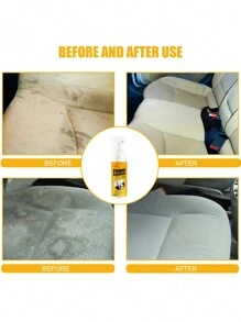 rayhong Car Multi-Function Foam Cleaner Car Interior Cleaning Roof Seats Decontamination Deodorization - Orange - View 6