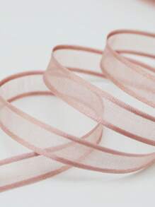 (50 Yards/Roll) 1cm Wide Edge Ribbon, Gift Packaging, Cake Baking Packaging, Valentine's Day Gift Flower Packaging, Wedding Decoration, Hair Accessory Decoration, Handmade DIY