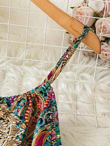 Women Summer Vacation Fashion Paisley Print Camisole