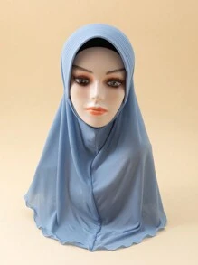 1件装女士轻薄星形图案软边头巾，时尚百搭，可作颈套或头巾，防晒，适合春夏连衣裙搭配。 - 彩色 - 查看 16